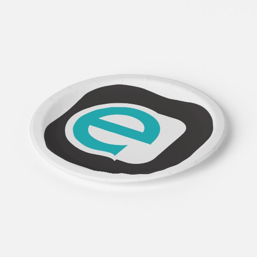 Teller für Papier in Kleinbuchstaben (Schrägansicht)