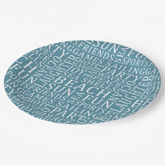 Teller für Papier mit benutzerdefiniertem Color Be (Schrägansicht)