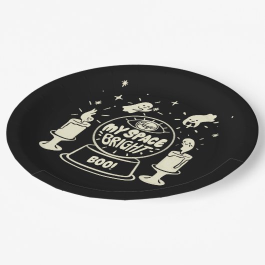 Teller für Papier und Party (Schrägansicht)