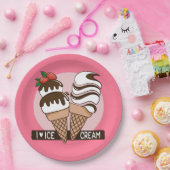 Teller für Papiercreme mit benutzerdefinierter Far (Party)