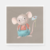 Teller für Papiere aus niedlichem Cartoon Serviette (Vorderseite)