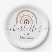 Teller für Papiere - Regenbogenlachs (Vorderseite)