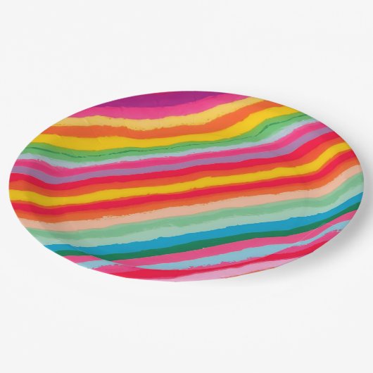 Teller für PapierParty (Schrägansicht)