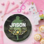 Teller für Party-Party im militärischen Stil (Party)