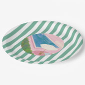 Teller für Party-Vorlagenpapiere (Schrägansicht)