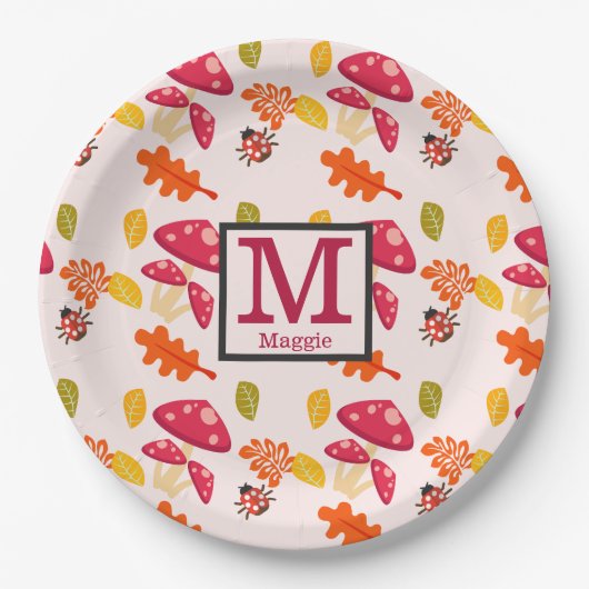 Teller für personalisierte Fallpapiere (Vorderseite)