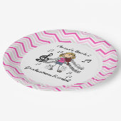 Teller für personalisierte Violine-Player (Schrägansicht)