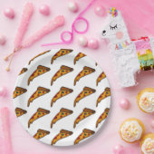 Teller für Pizza-Party aus Papier (Party)