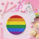 Teller für Rainbow-Flag (Party)