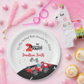 Teller für Rennwagen des zweiten Geburtstags (Party)