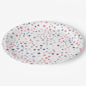 Teller für Rot-, Weiß- und Blausteine (Schrägansicht)