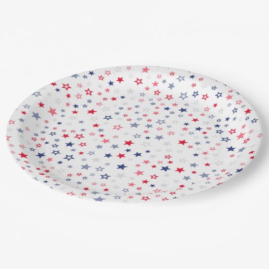 Teller für Rot-, Weiß- und Blausteine (Schrägansicht)