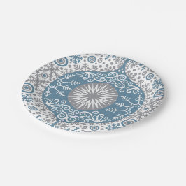 Teller für Schneewinterpapier