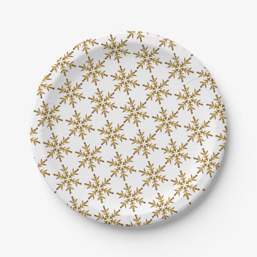 Teller für Snowflake-Designpapiere (Vorderseite)