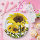 Teller für Sonnenblumen (Party)