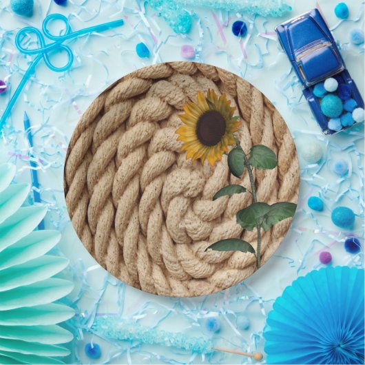 Teller für Sonnenblumen (Party)