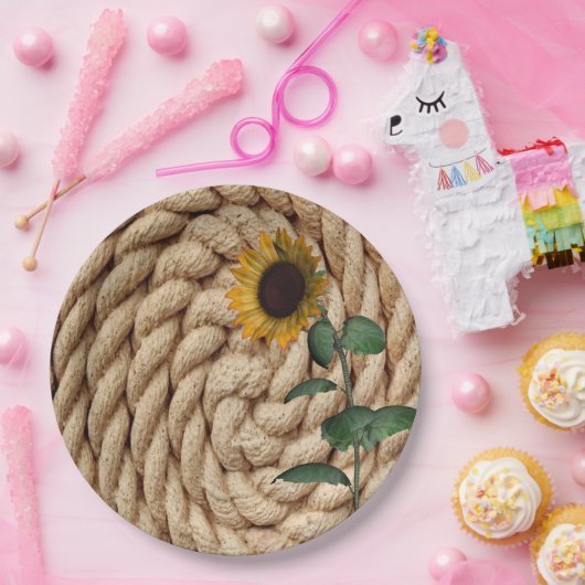 Teller für Sonnenblumen (Party)