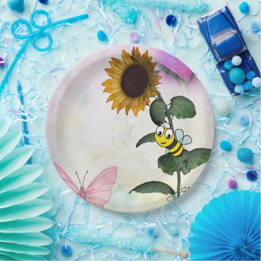 Teller für Sonnenblumen (Party)
