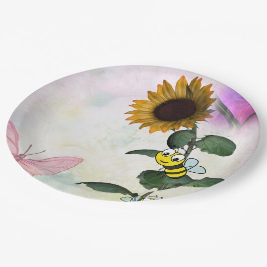 Teller für Sonnenblumen (Schrägansicht)