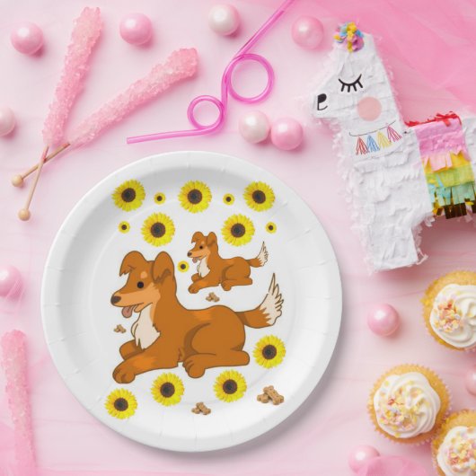Teller für Sonnenblumen (Party)