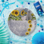 Teller für Sonnenblumen (Party)