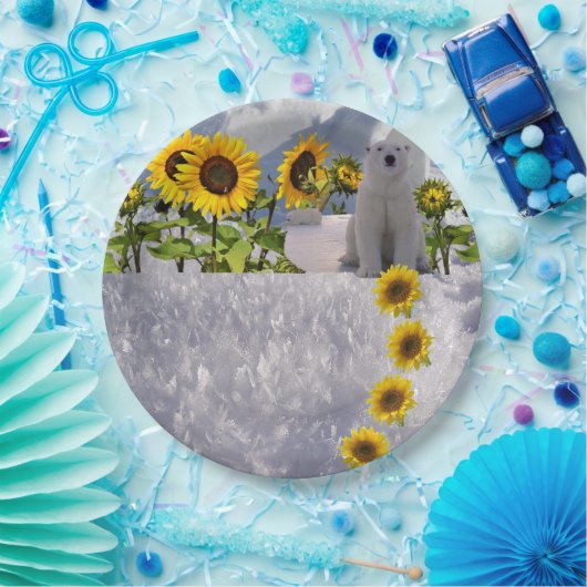 Teller für Sonnenblumen (Party)