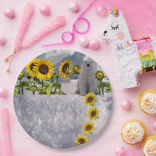 Teller für Sonnenblumen (Party)