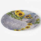 Teller für Sonnenblumen (Schrägansicht)