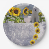 Teller für Sonnenblumen (Vorderseite)