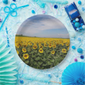 Teller für Sonnenblumenfelder (Party)