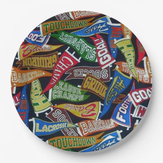 Teller für Sportfächer (Vorderseite)