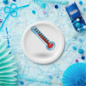 Teller für Thermometertemperaturpapier (Party)