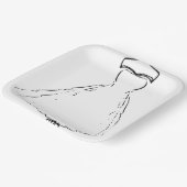 Teller für traditionelle Hochzeitskleidung (Gewinkelt)