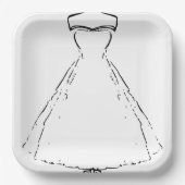 Teller für traditionelle Hochzeitskleidung (Vorderseite)