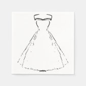 Teller für traditionelle Hochzeitskleidung Serviette (Vorderseite)