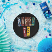 Teller für verrostete Lizenzen zum 75. (Party)