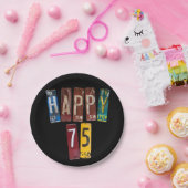 Teller für verrostete Lizenzen zum 75. (Party)