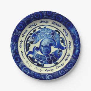 Teller für Vintage Fischpapiere