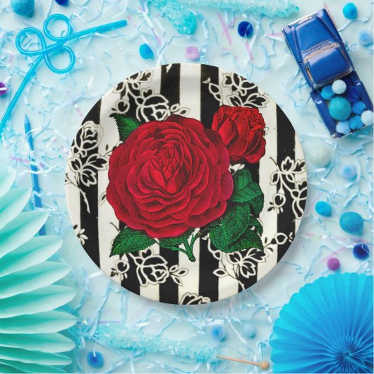 Teller für Vintage Rose (Party)