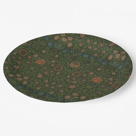 Teller für Vintages Entwurfspapier (Schrägansicht)