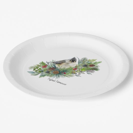 Teller für Vogelpapiere (Schrägansicht)