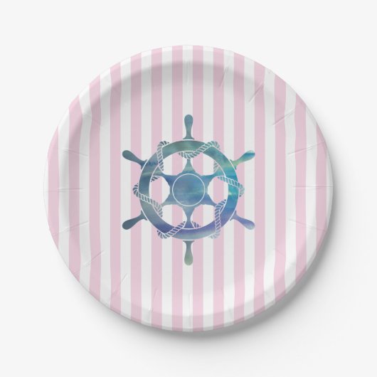 Teller für von Strippapier für Nautical Wheel (Vorderseite)