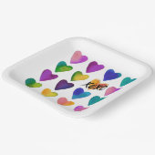 Teller für Wasserfarben und XOXO-Papier (Gewinkelt)