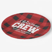 Teller für Weihnachts-Crew (Schrägansicht)