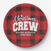Teller für Weihnachts-Crew (Vorderseite)