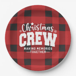 Teller für Weihnachts-Crew