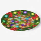 Teller für Weihnachts- und Star-Party 9" (Schrägansicht)