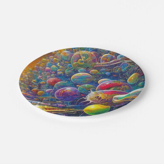 Teller für Weltraumbahnpapiere (Schrägansicht)