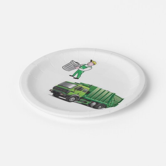 Teller Garbage Man (Schrägansicht)