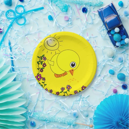 Teller, gelb, sonnenblütig pappteller (Party)